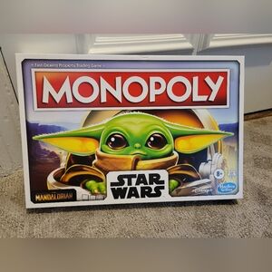 Star Wars Mandalorian Monopoly Board Game NWOT